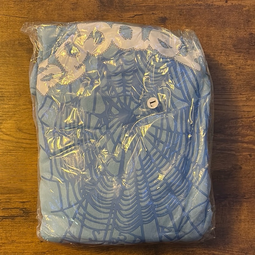 Blue Spider Web Lightweight Jacket - image 1